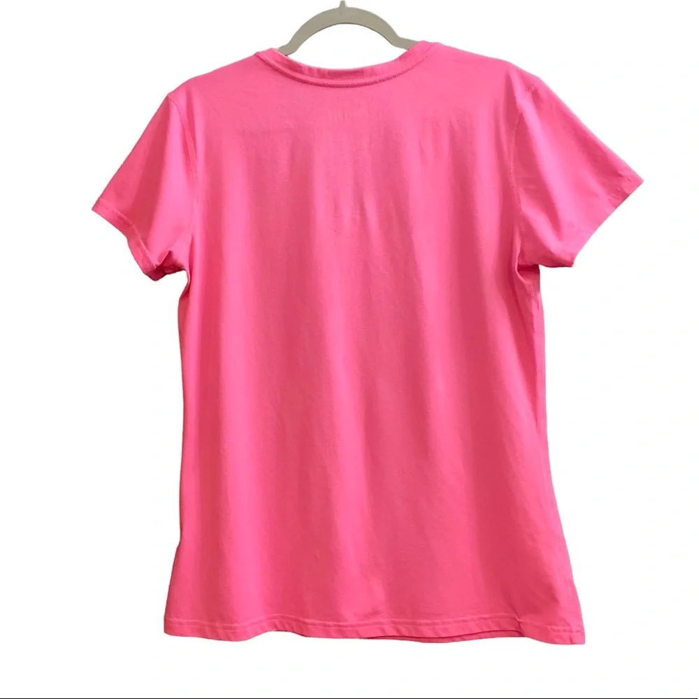 Nike dri fit pink tee shirt Size L